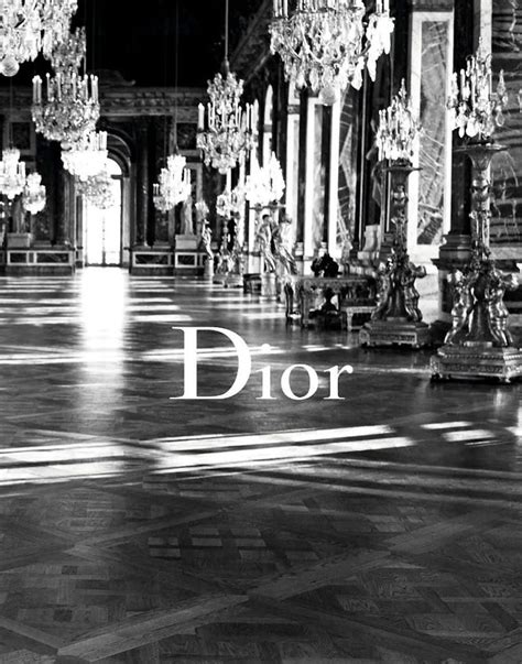 black and white Dior poster